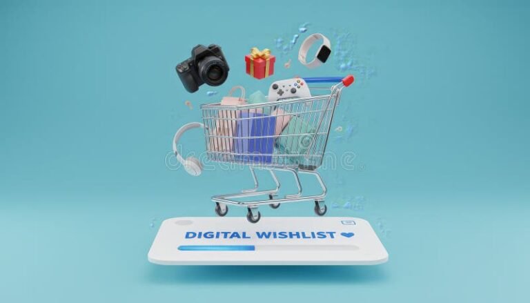 Cos'è un'Azienda E-commerce e Come Funziona nel Commercio Online 2 carrello della spesa digitale con prodotti online