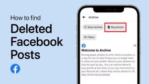 icona facebook con cestino cancellazione profilo