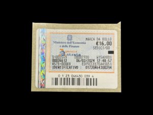 Cos’è La Marca Da Bollo Da Euro 2 E Quando Serve 3 marca da bollo tradizionale su documenti ufficiali