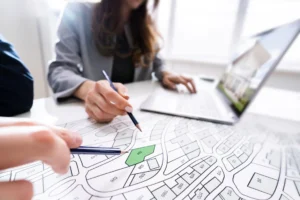 persona che consulta documenti catastali digitali 1
